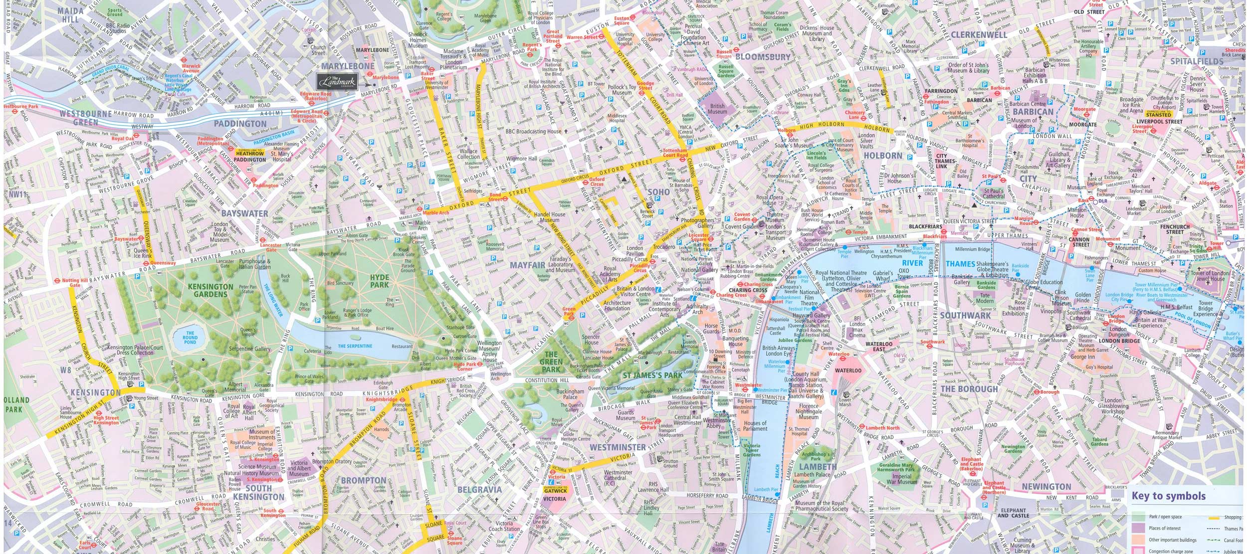 London Map England, United Kingdom Mapcarta