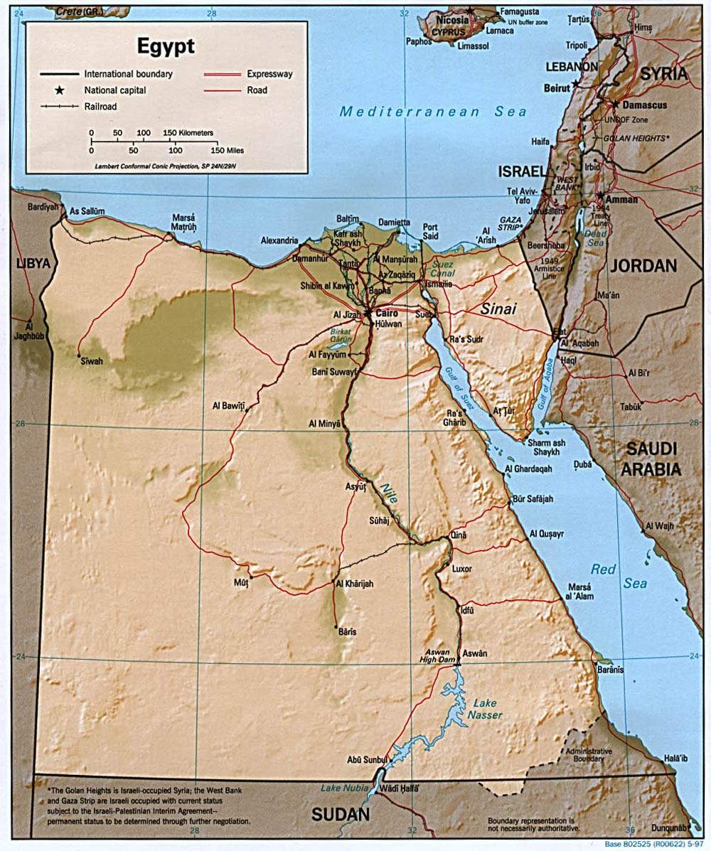 Egypt Map •
