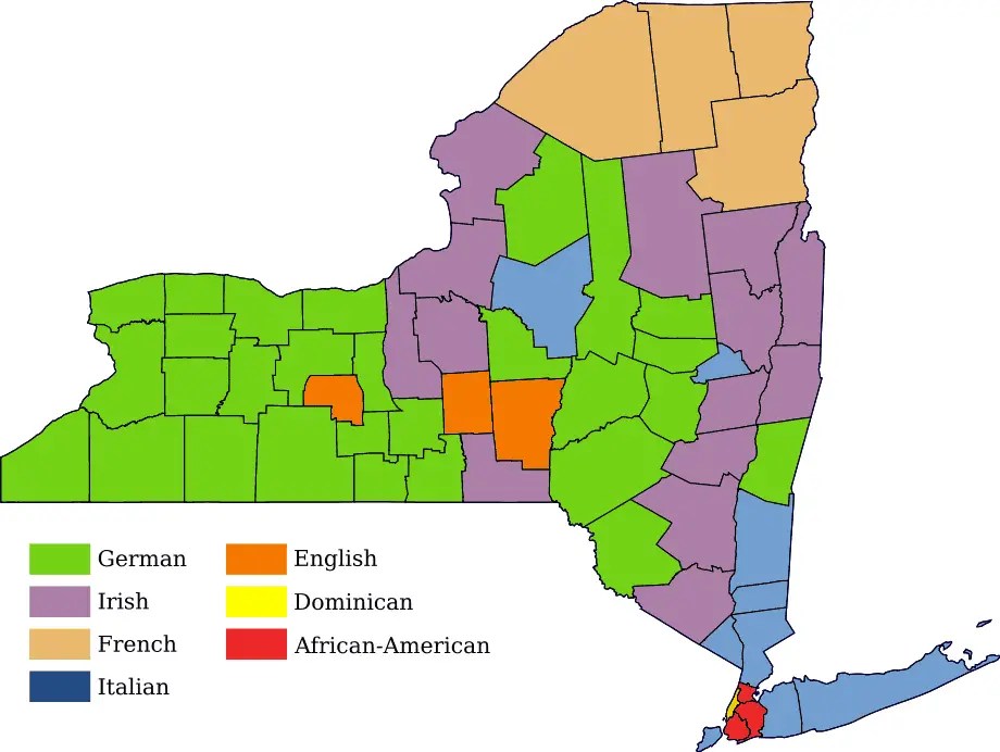 County Map Western Ny Why are small towns in Western NYS nicer than those in Eastern NYS