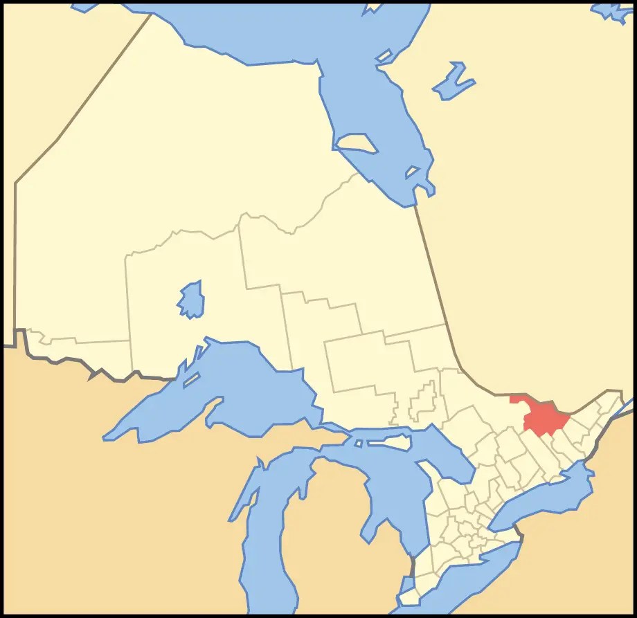 Map of Ontario Renfrew •