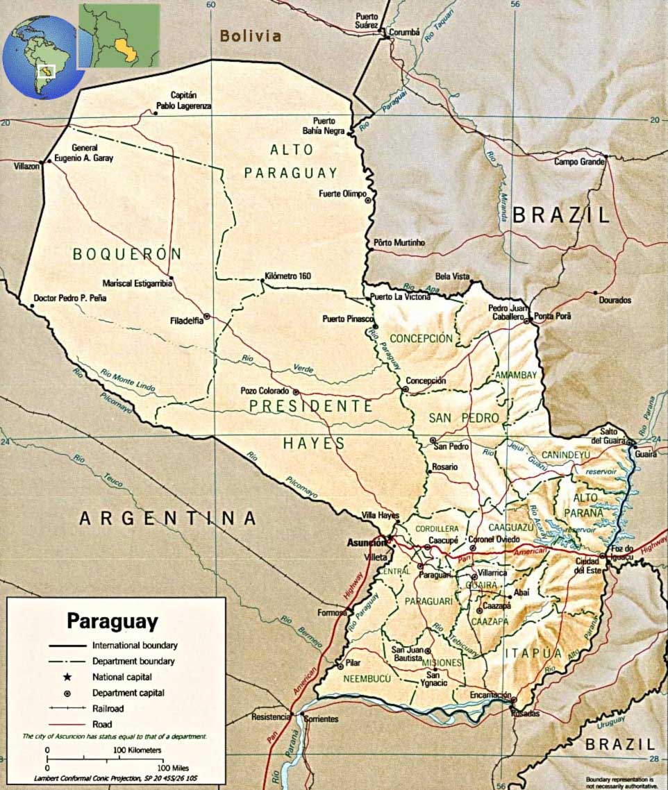 Geography of Paraguay Wikipedia