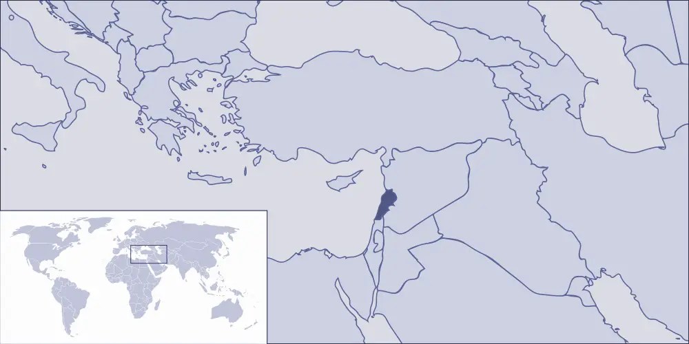 Where Is Lebanon Located •