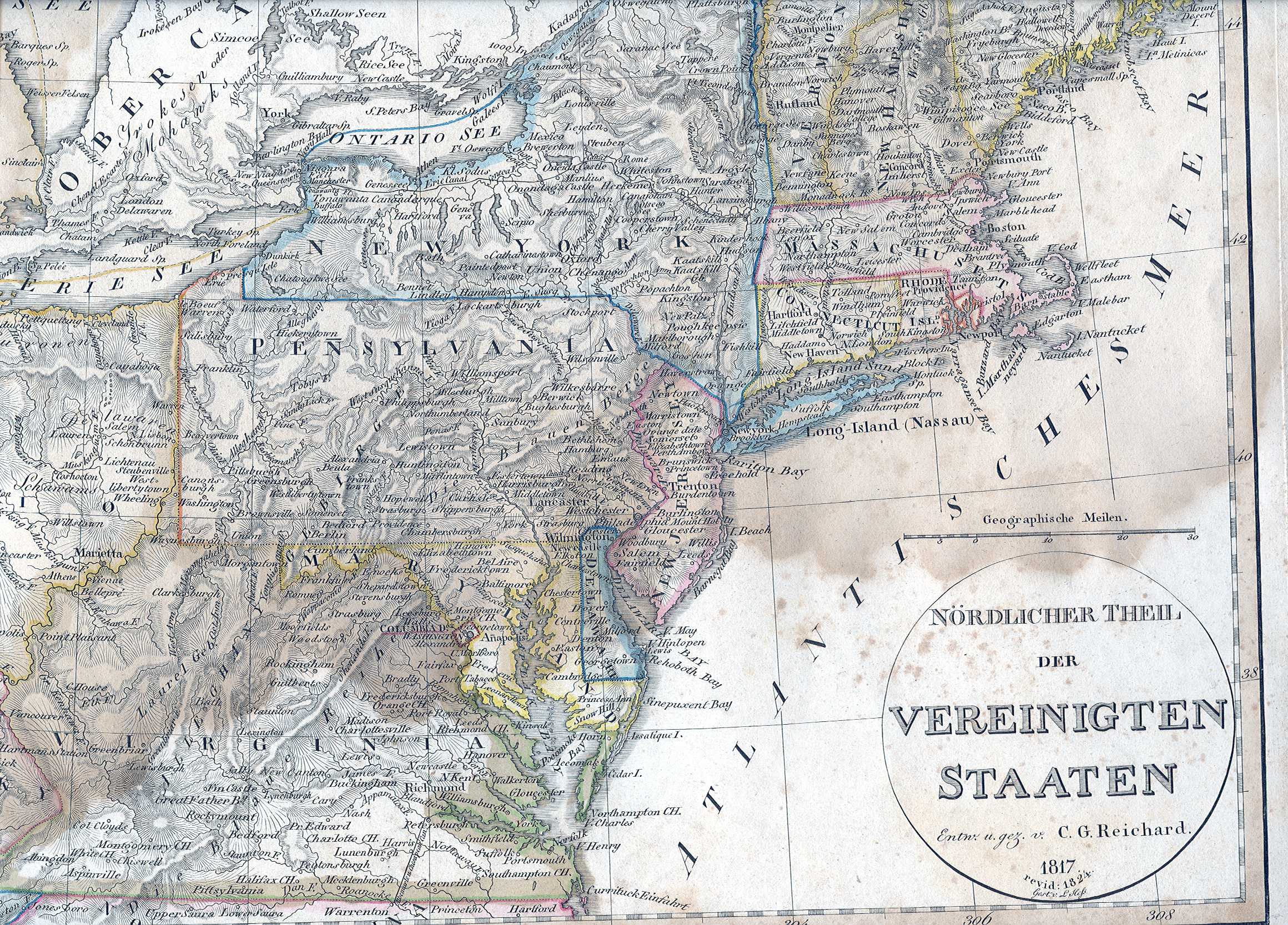 1820's Pennsylvania Maps