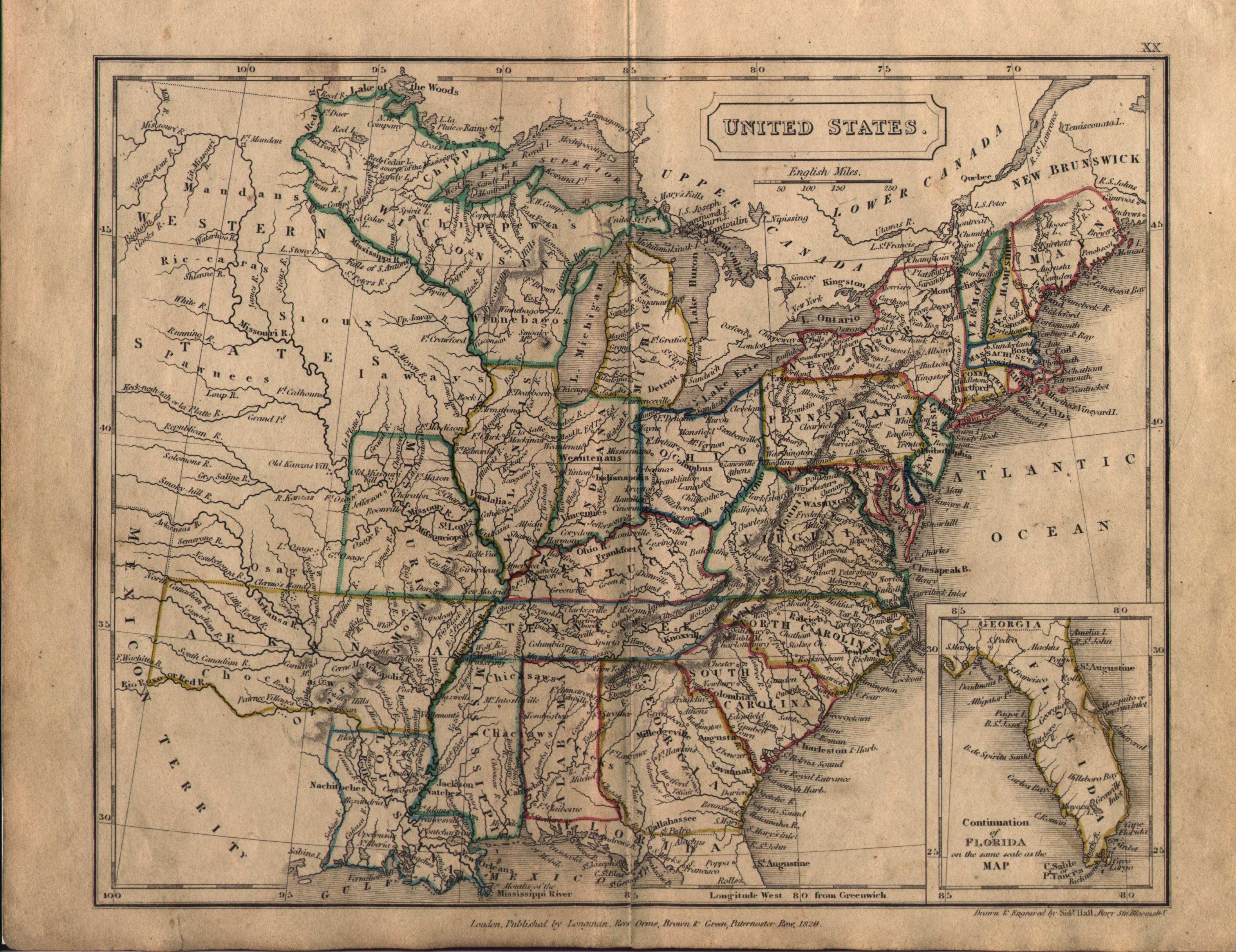 1820's Pennsylvania Maps