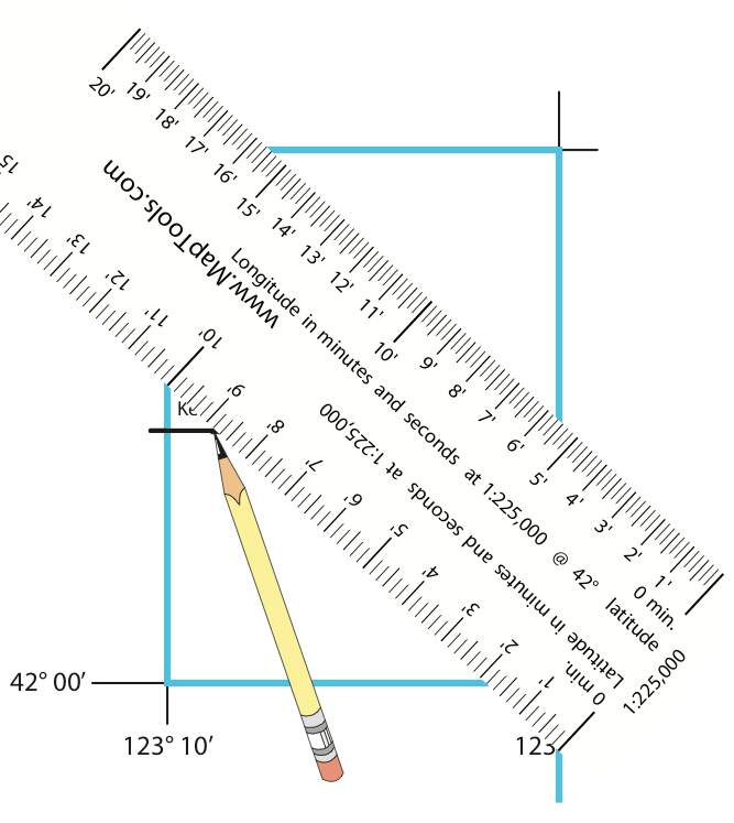 MapTools Product Ruler Set for Benchmark Road & Recreation Atlas