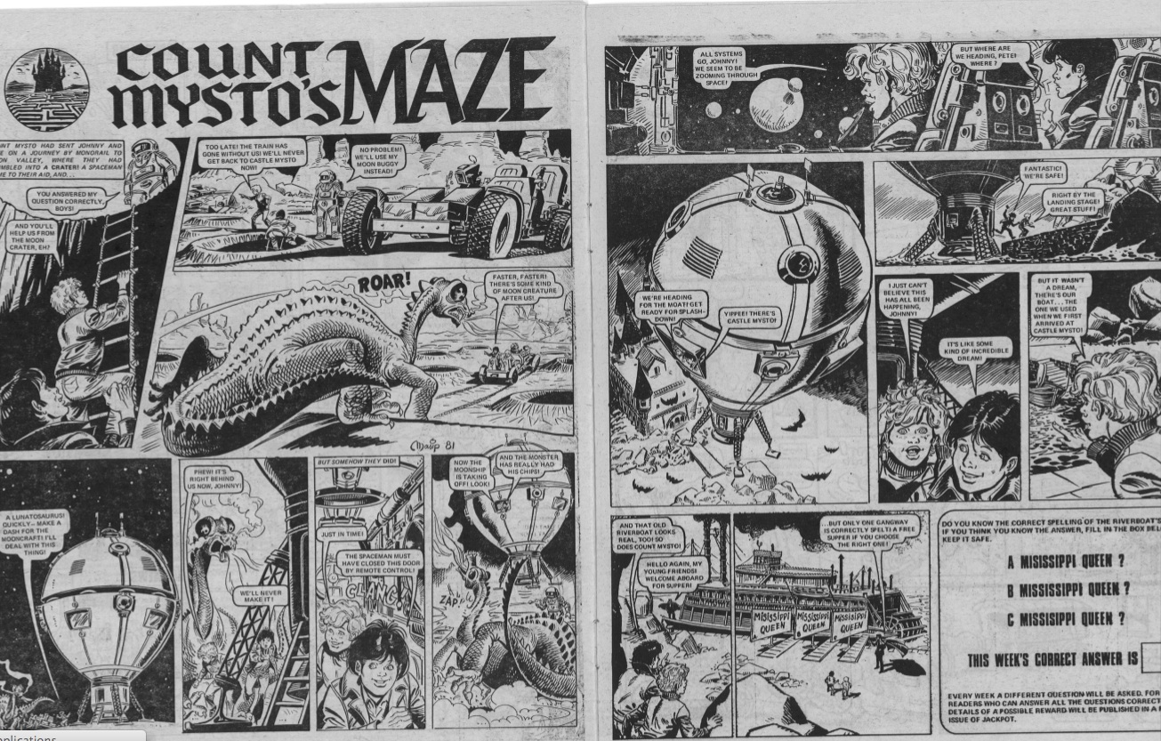 Comics UK • View topic Please help me ID this 70s / 80s UK comic strip!