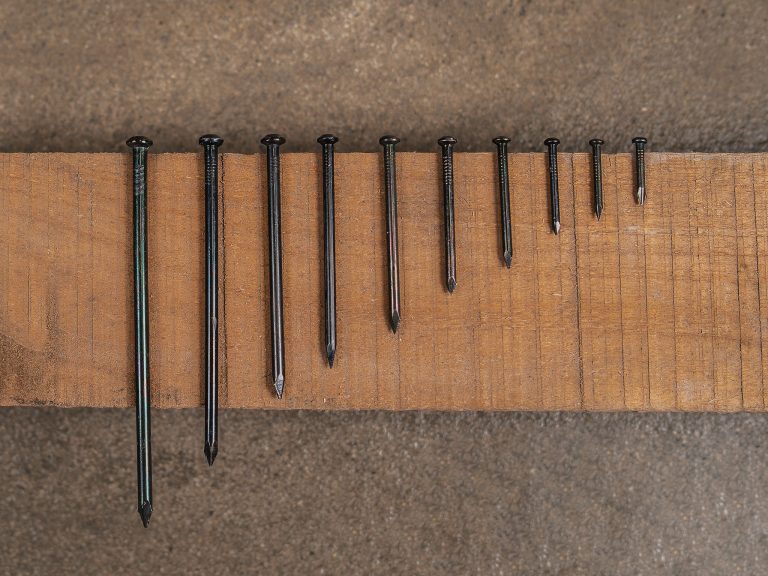 Concrete Nails Black Zinc Coated Marabu Nails