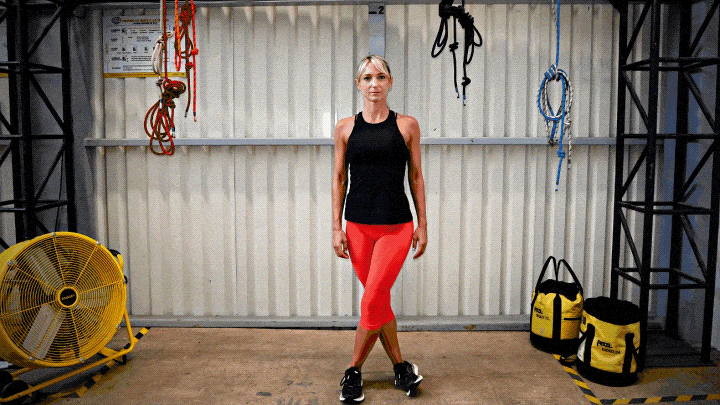 Standing Iliotibial Band Stretch