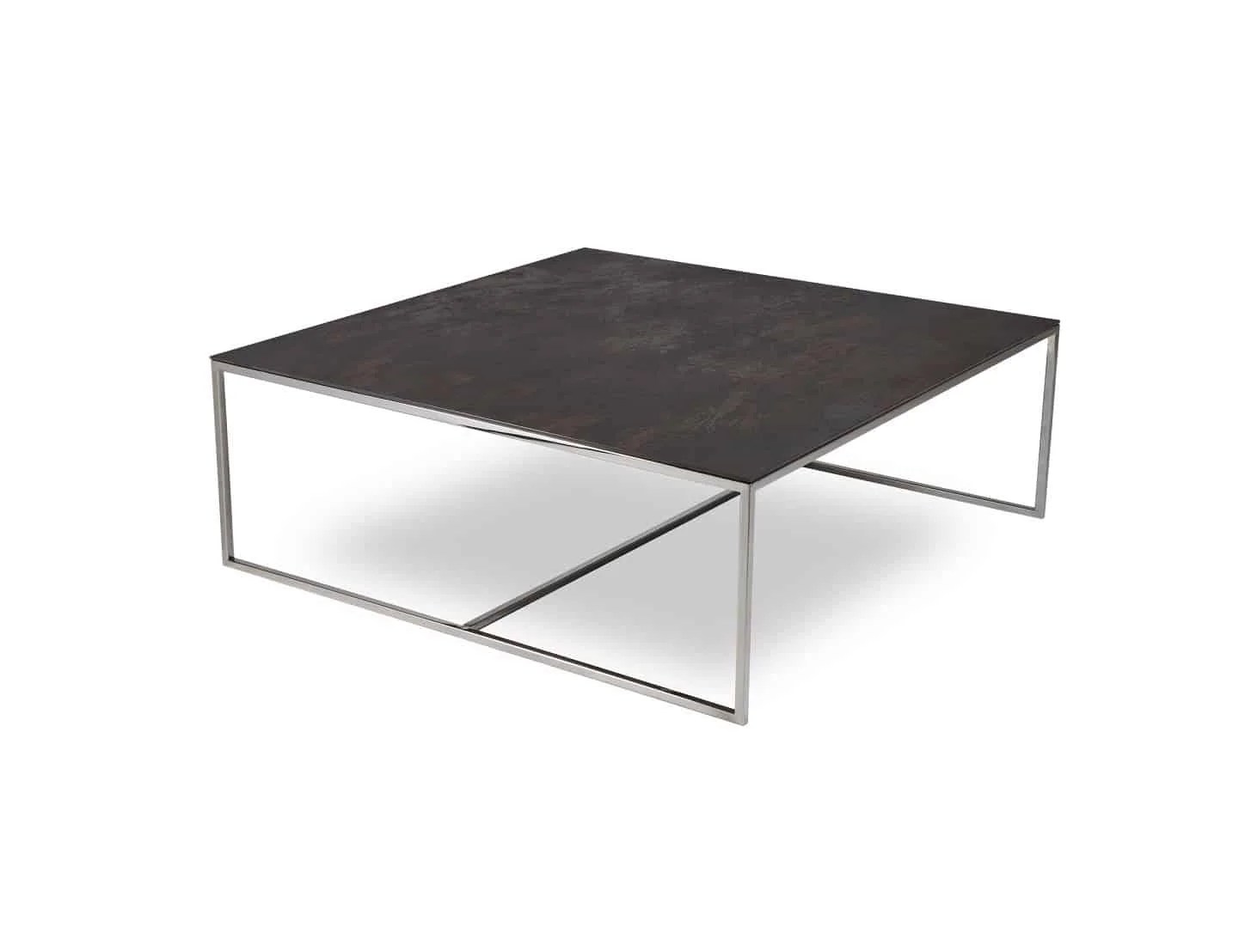 Square Ceramic/Marble/Wood Top Coffee Table