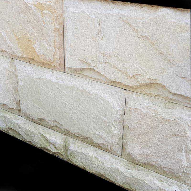 Himalayan White Rock Face Cladding Sandstone Size 600x300x35