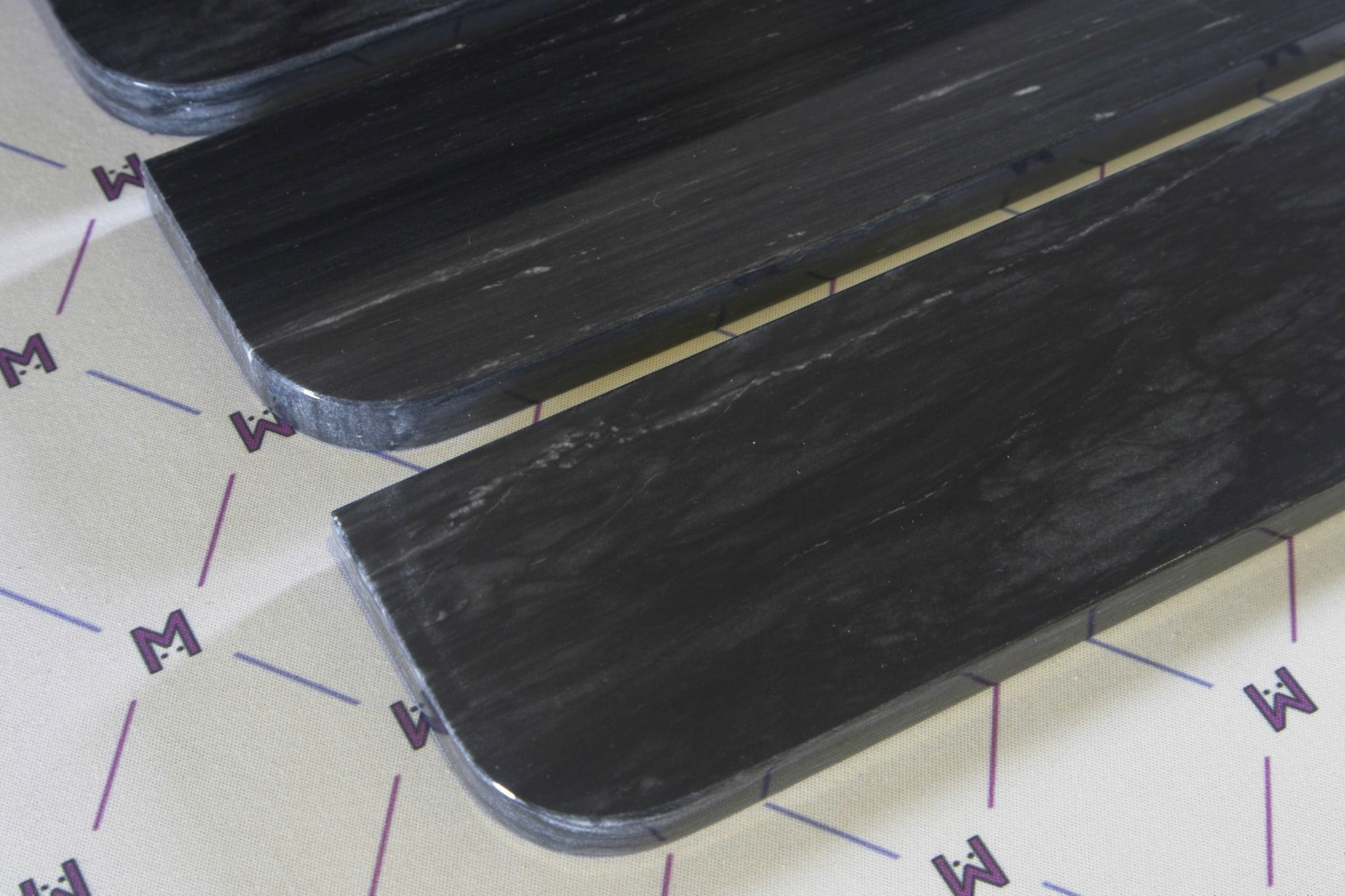 Cosmos Black Marble Wrist Rest x GMK Apollo Marble.K