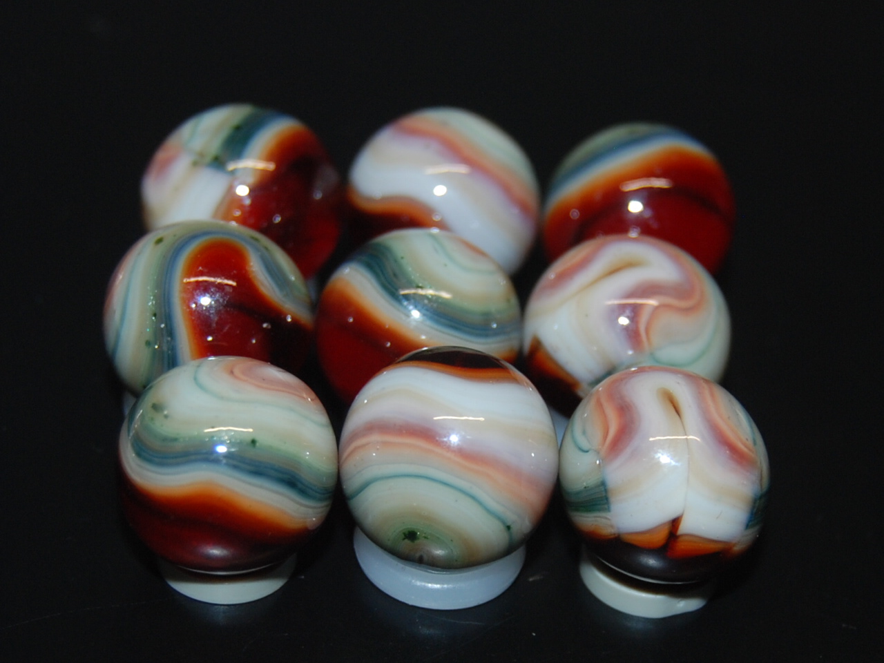 9 Beautiful Jabo Classic Marbles