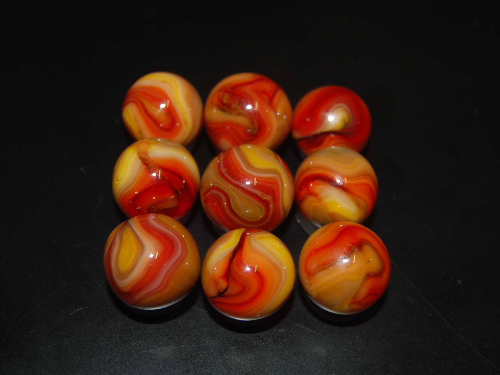 9 Beautiful Jabo Classic Marbles