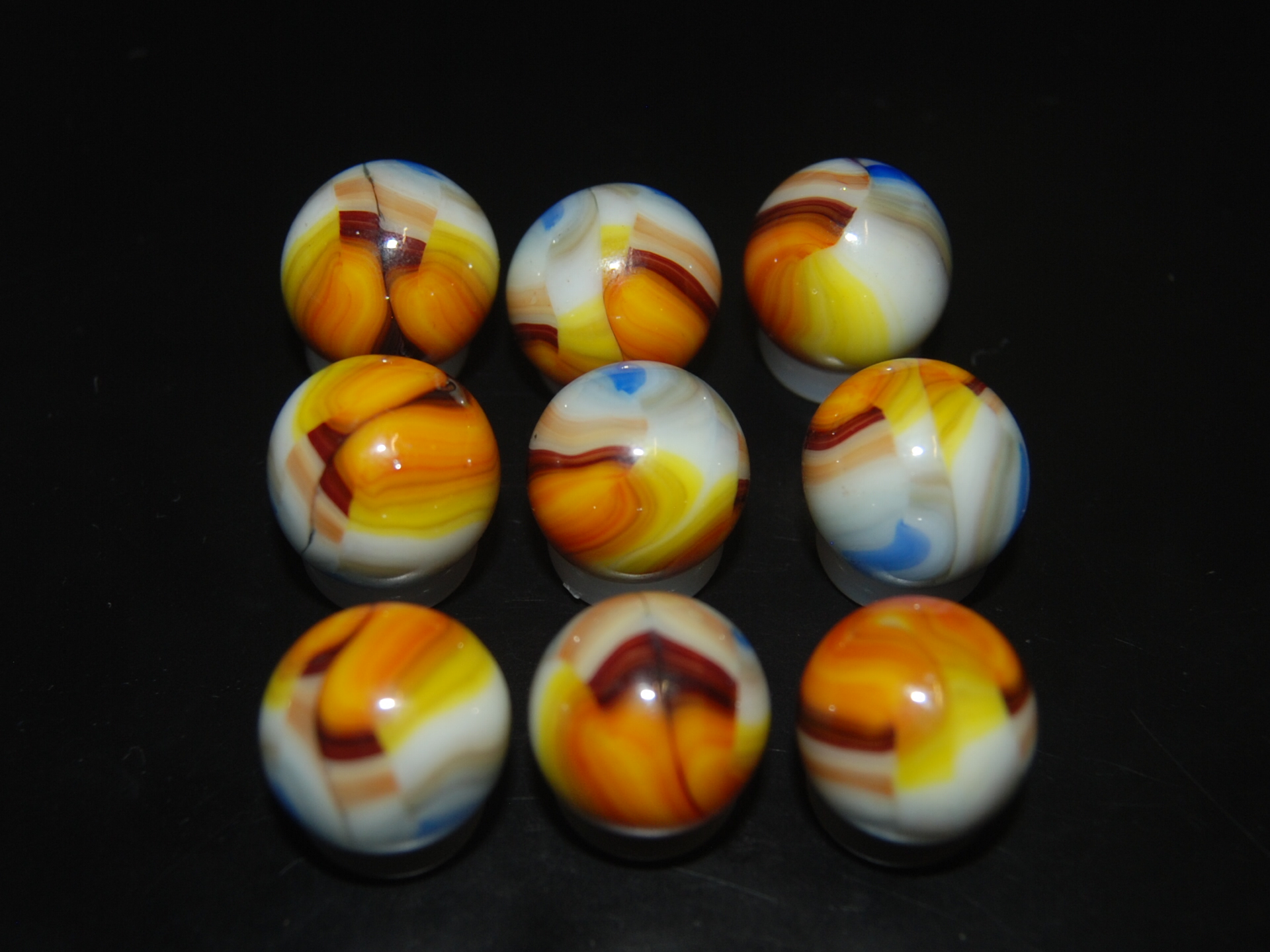 9 Beautiful Jabo Classic Marbles
