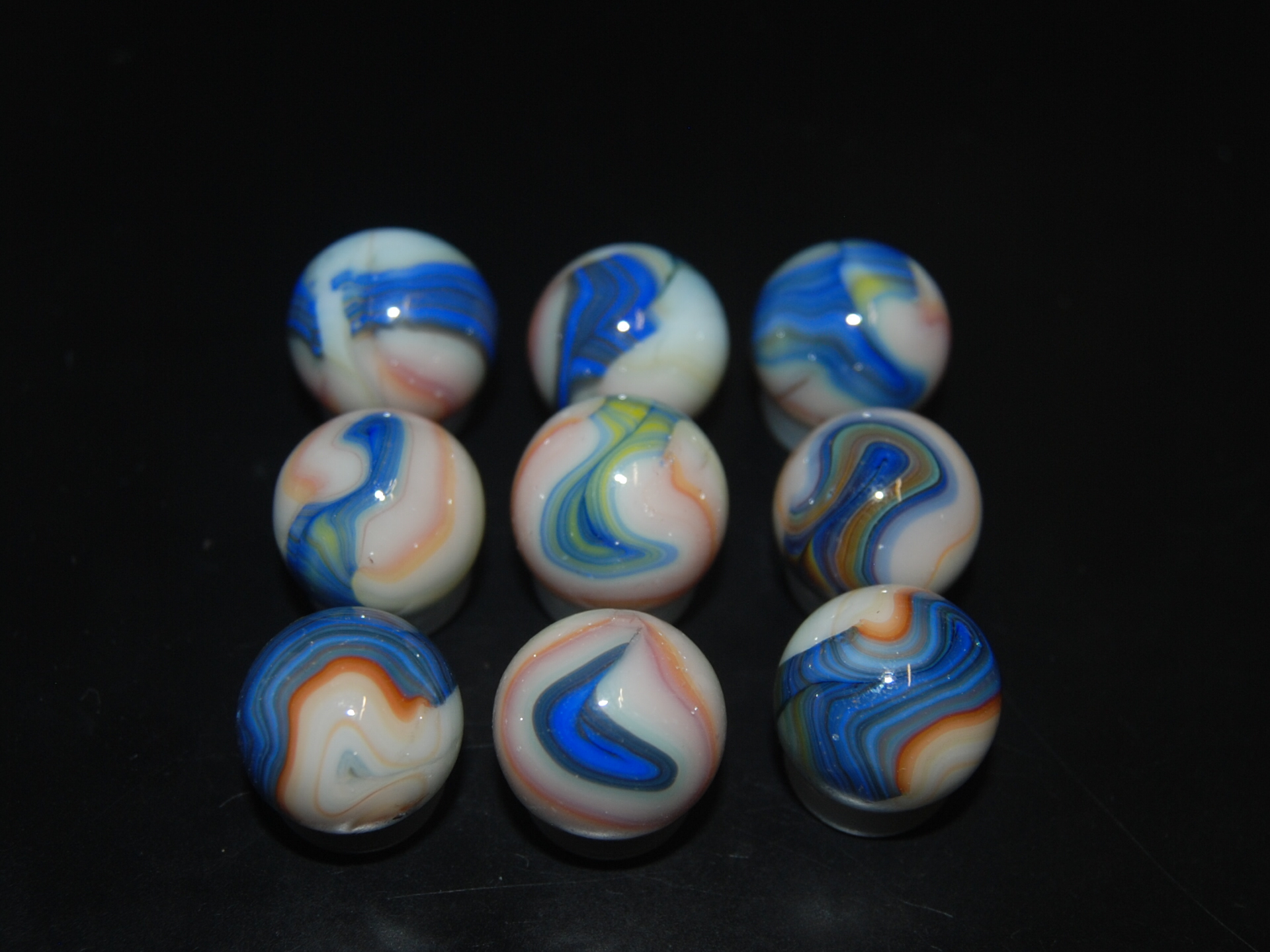 9 Beautiful Jabo Classic Marbles