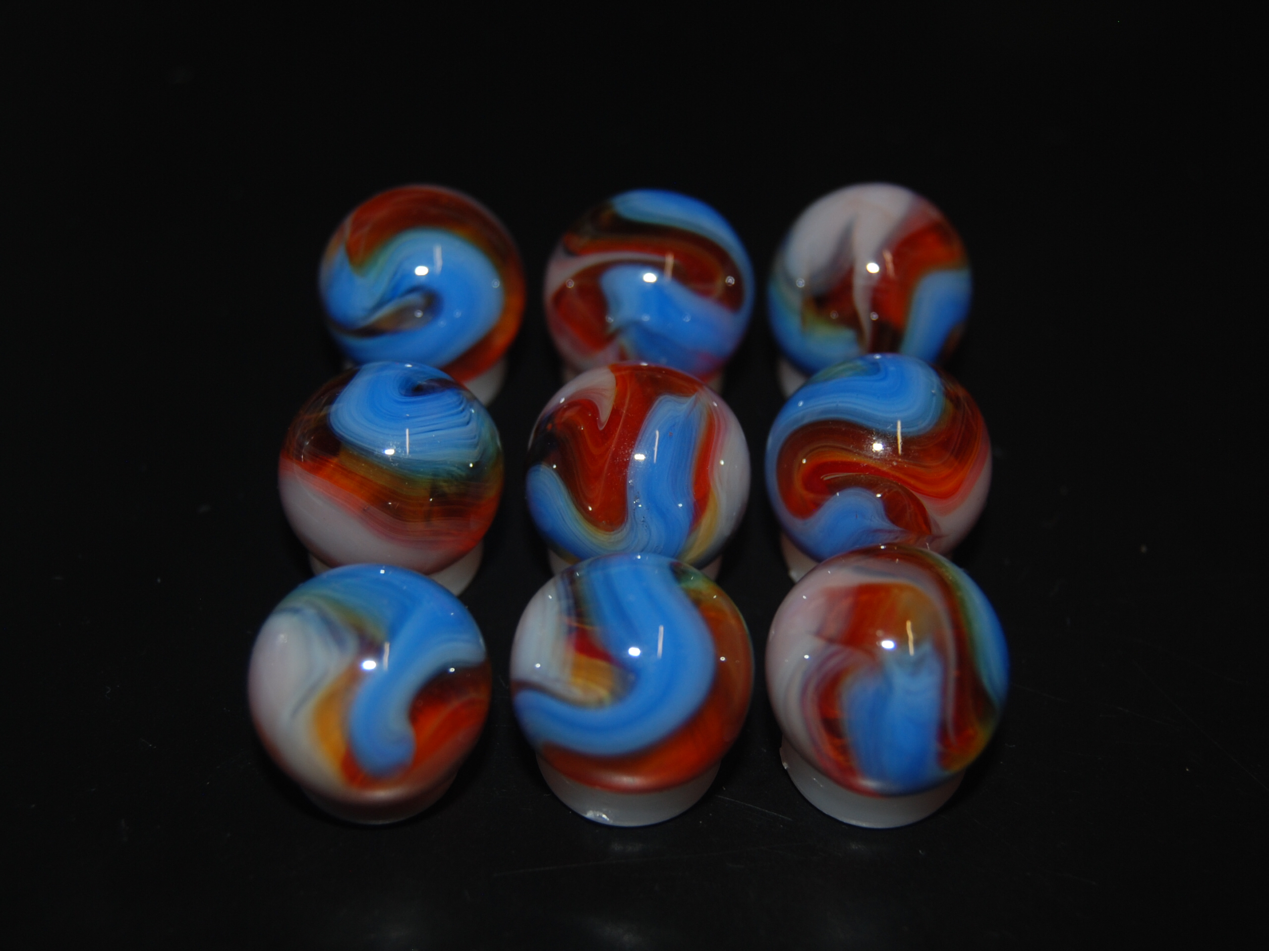 9 Beautiful Jabo Classic Marbles