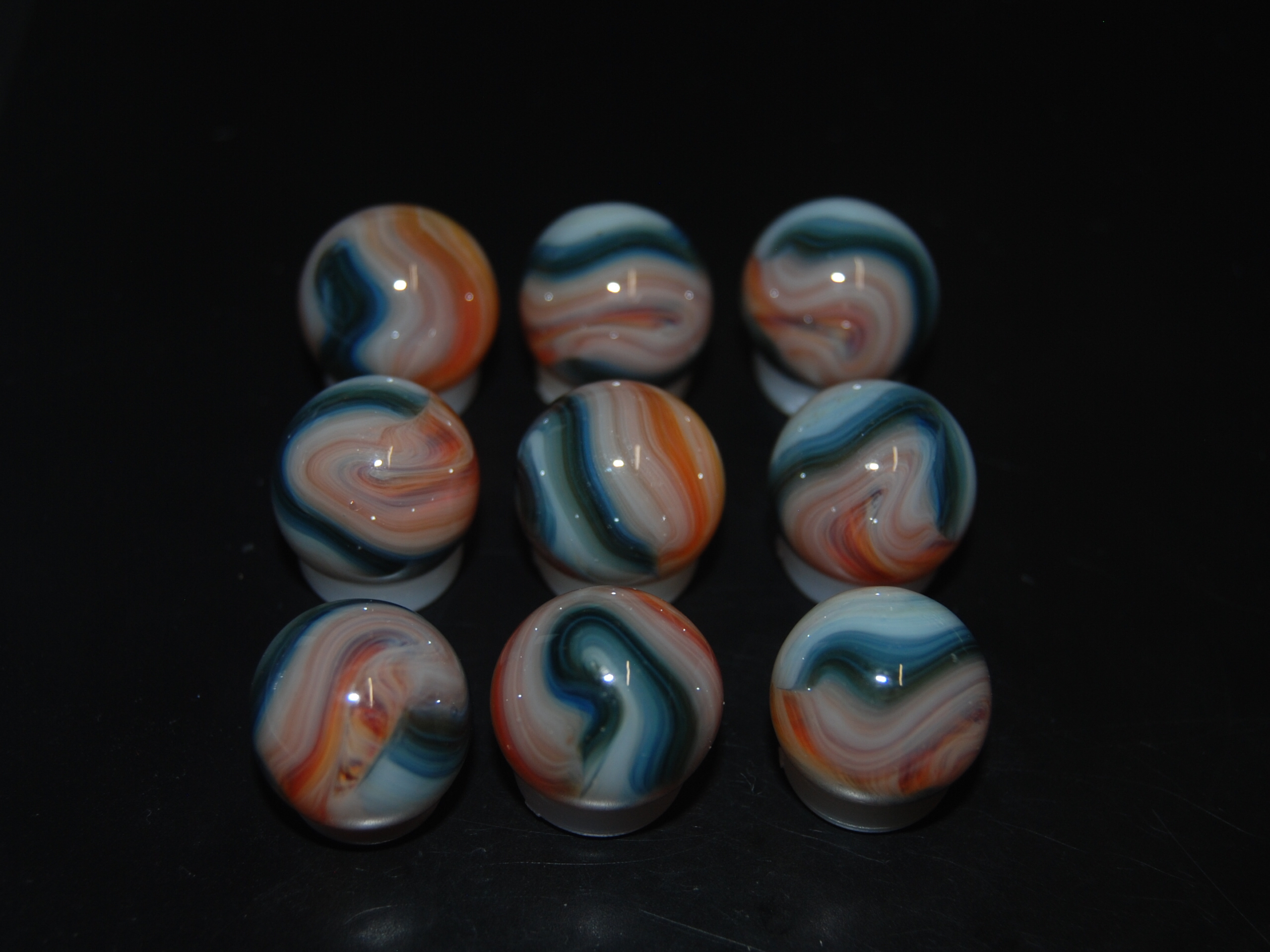9 Beautiful Jabo Classic Marbles