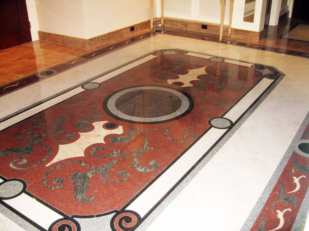 WATERJET DESIGNS MARBLE ONYX GRANITE & TERRAZZO