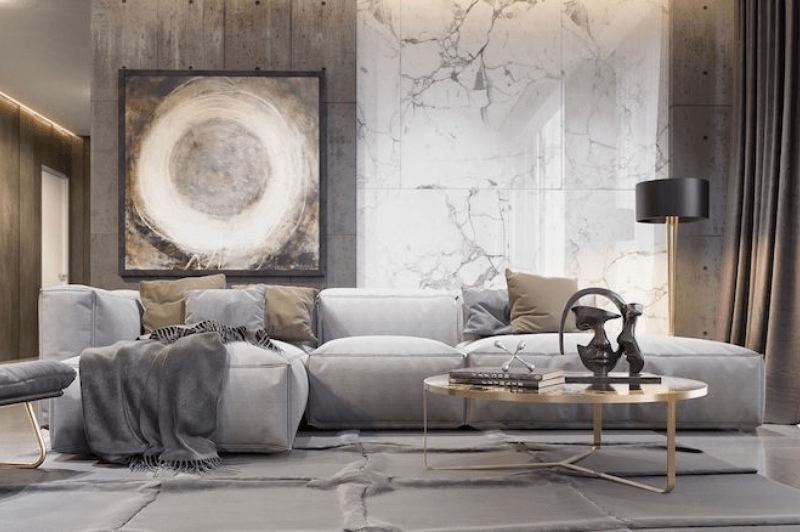 Marble accent wall ideas that will radically change the look of your
