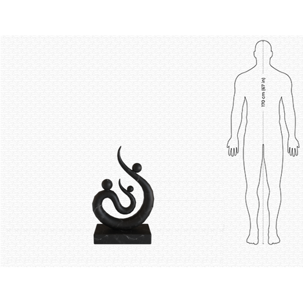 Family Statue Modern Art Customizable Marble Statues & Sculptures