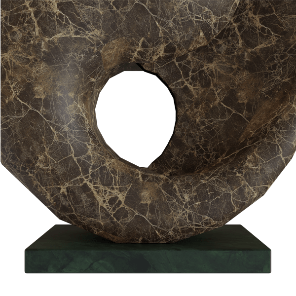 Modern Ouroboros Statue Modern Art Customizable Marble Statues