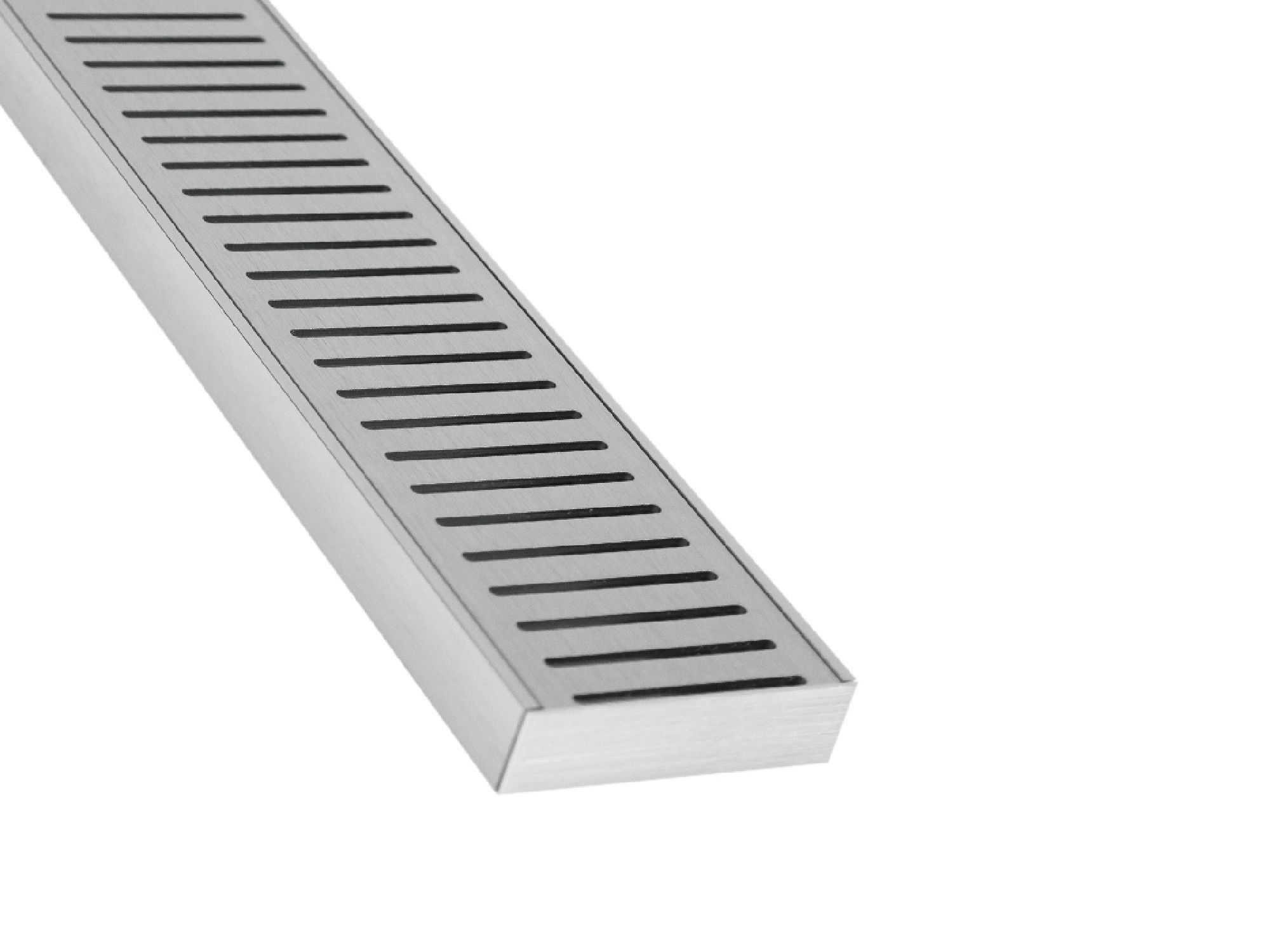 Wide Standard Floor Grate Silver Marblous