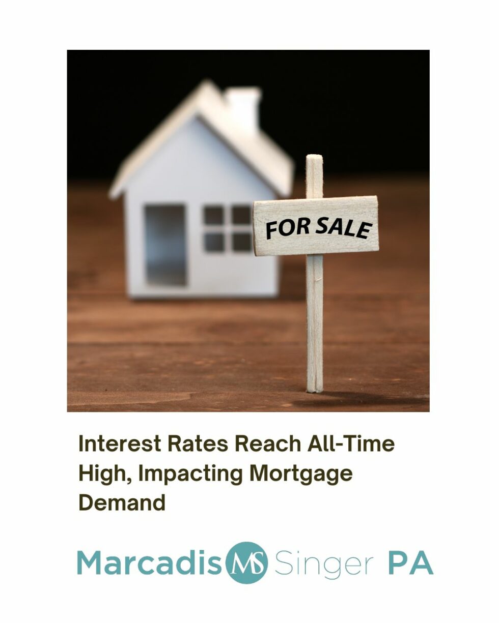 Interest Rates Reach AllTime High, Impacting Mortgage Demand