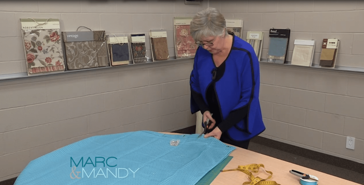 How To Turn a Shower Curtain into a Laundry Bag Marc and Mandy Show