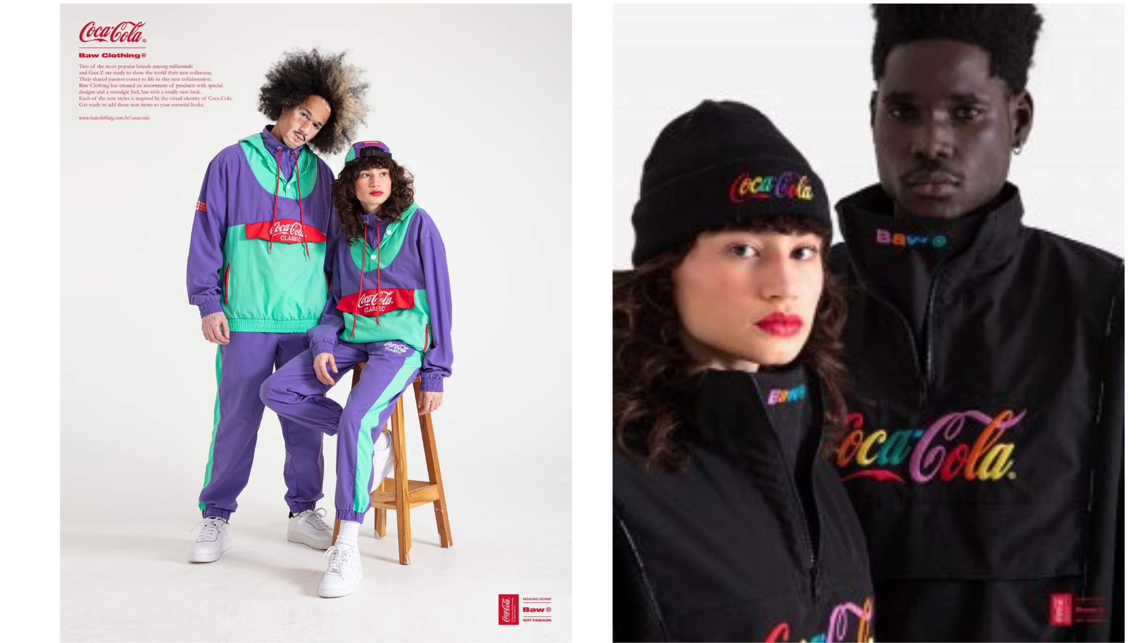 CocaCola se une à Baw Clothing em uma collab inédita