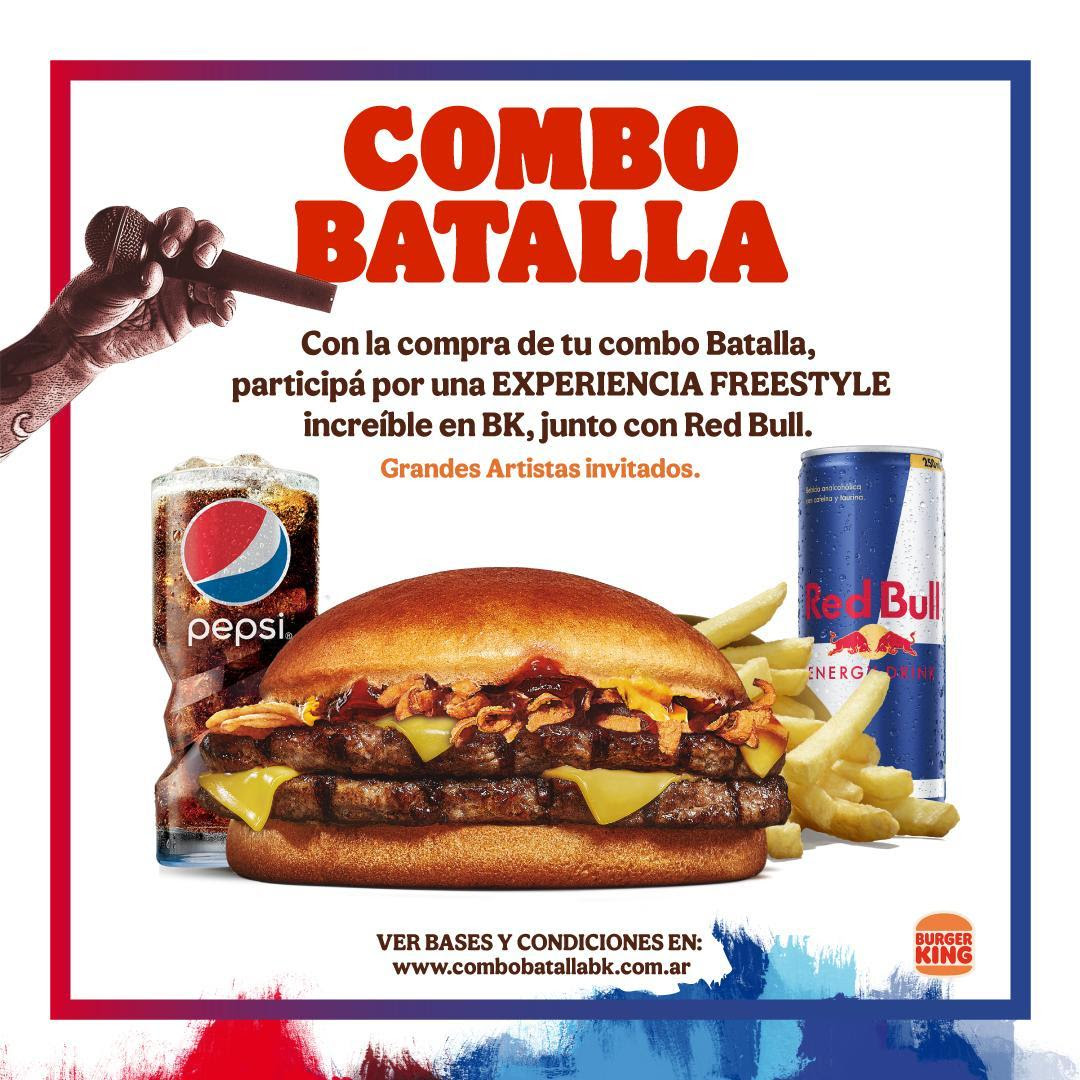 BURGER KING® ARGENTINA Y RED BULL TE INVITAN A VIVIR UNA EXPERIENCIA A
