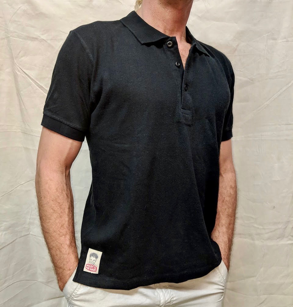 Mens Hemp Short Sleeve Polo Hemp Clothing Marcel Hemp Santa