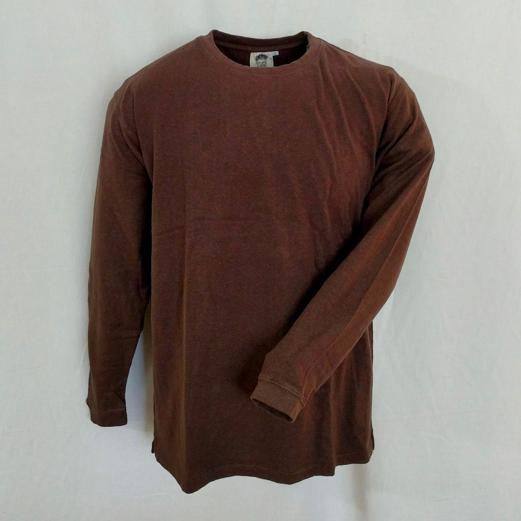 Mens Hemp Long Sleeve Relaxed TShirt Hemp Clothing Marcel Hemp Santa Barbara CA