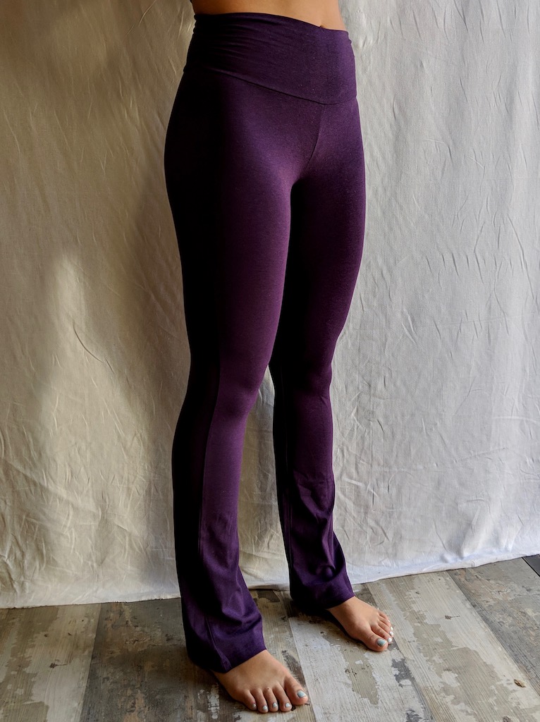 Bamboo Flare Yoga Pants Hemp Clothing Marcel Hemp Santa Barbara CA