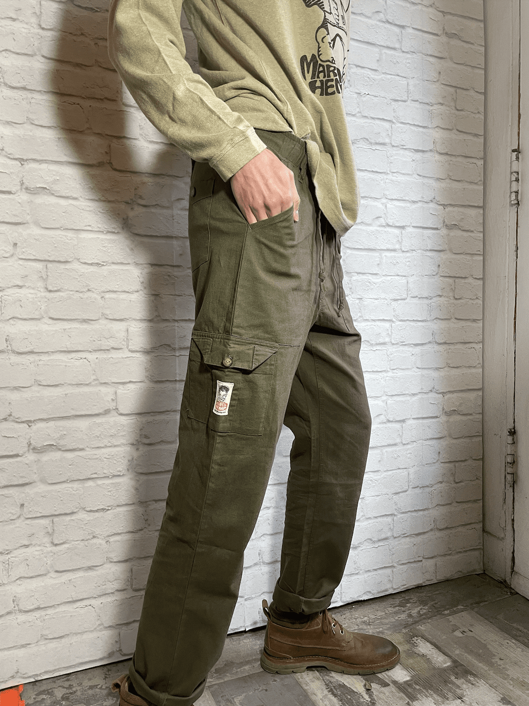 Mens Hemp Cargo Pants Hemp Clothing Marcel Hemp Santa Barbara CA
