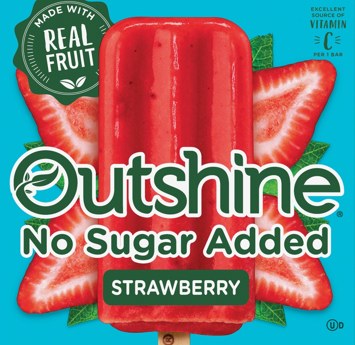 Outshine Fruit Bars [ No Sugar Added ] Strawberry