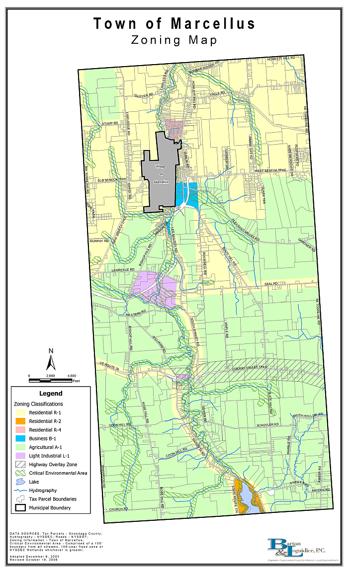 Town Zoning Map Town of Marcellus