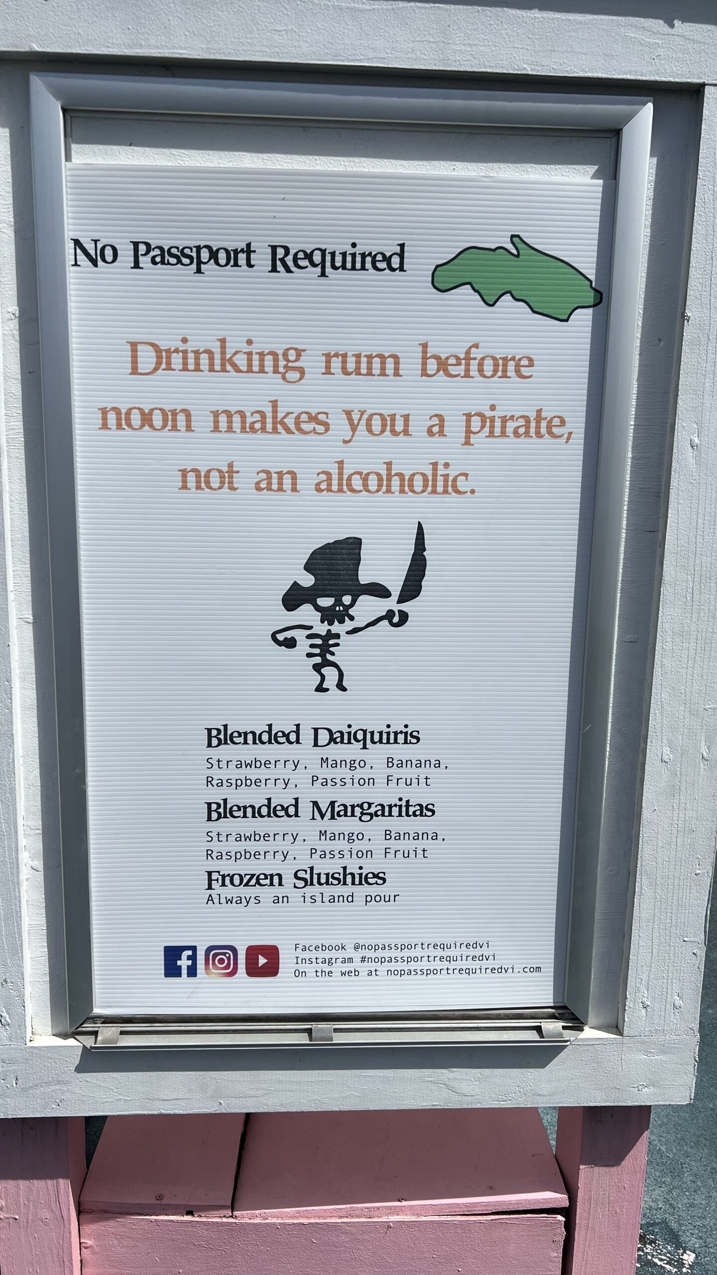 Rum Hut St. Thomas, US Virgin Islands Marcel's Margarita Madness