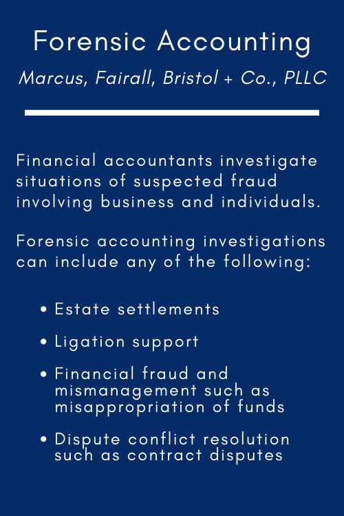 Forensic Accounting in El Paso Investigative Accountants for