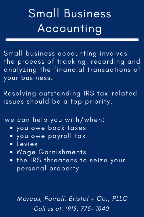 Small Business Accounting Services in El Paso, TX