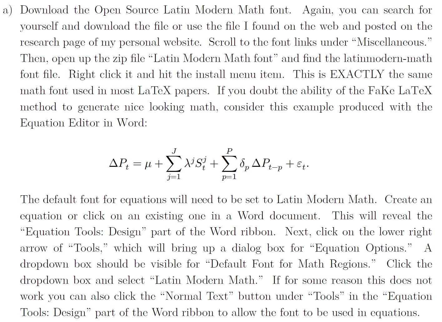 The Case for Writing Papers in Economics Using Fake LaTeX Marc F