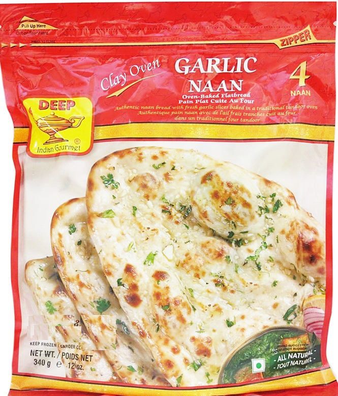 Deep Garlic Naan Marché Patel
