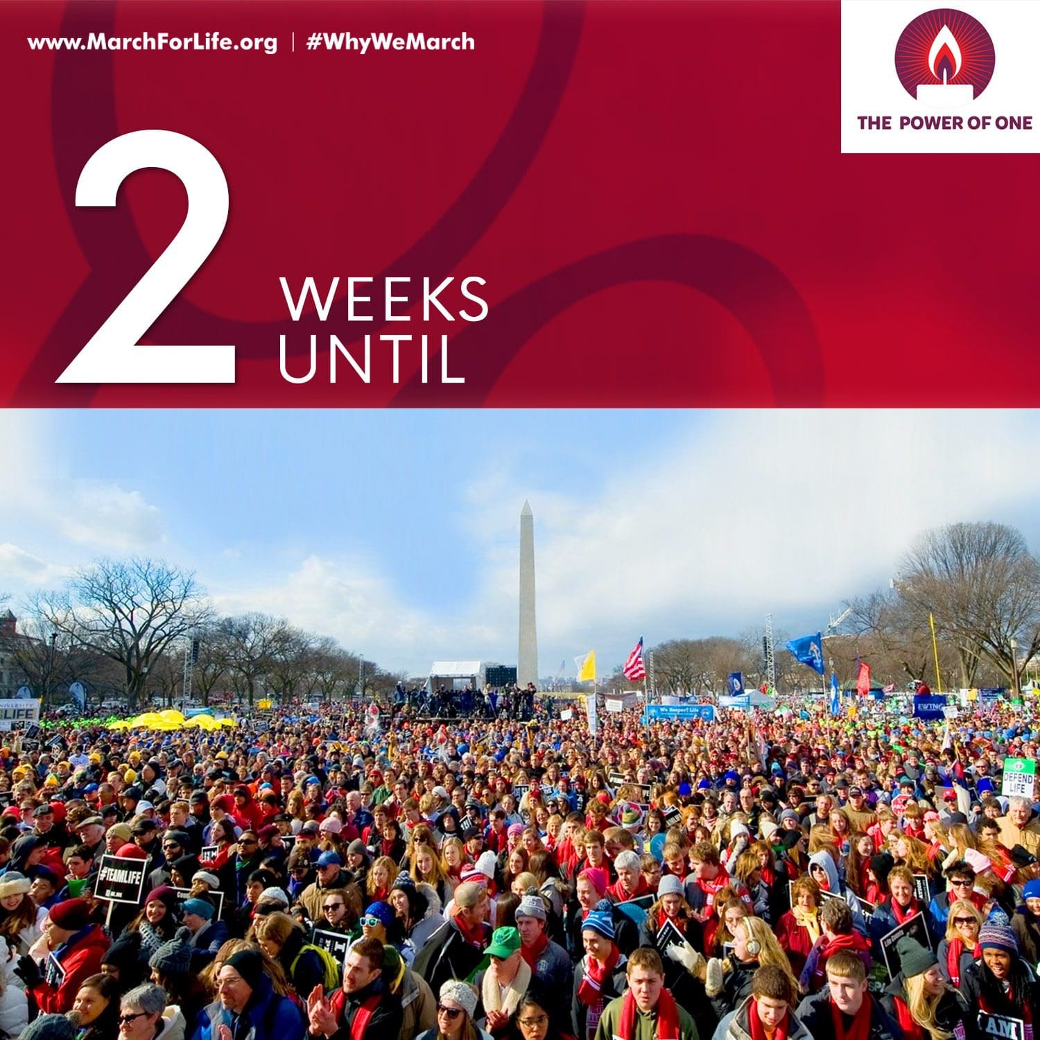 Two Weeks and Two Reminders! March for Life