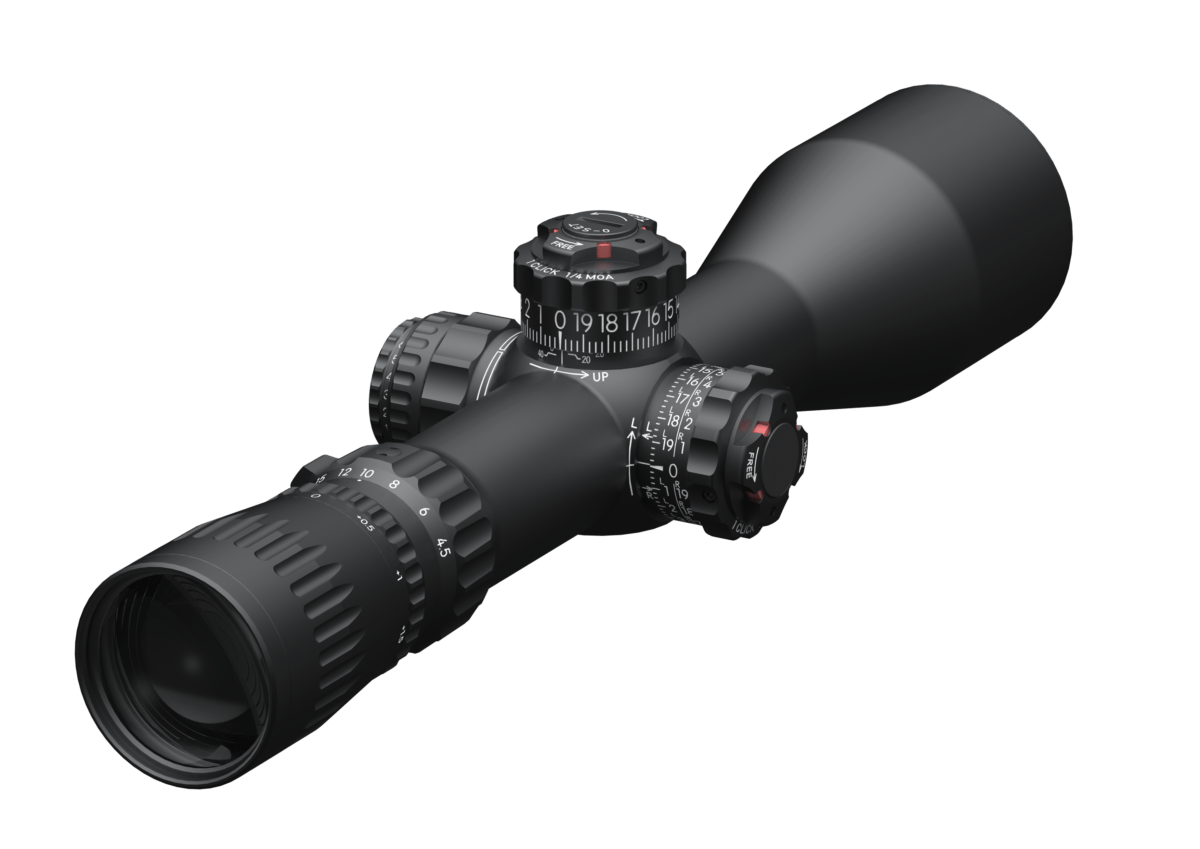 4.528x52mm Super ED Glass Wide Angle Illuminated 1/4 Mil Clicks