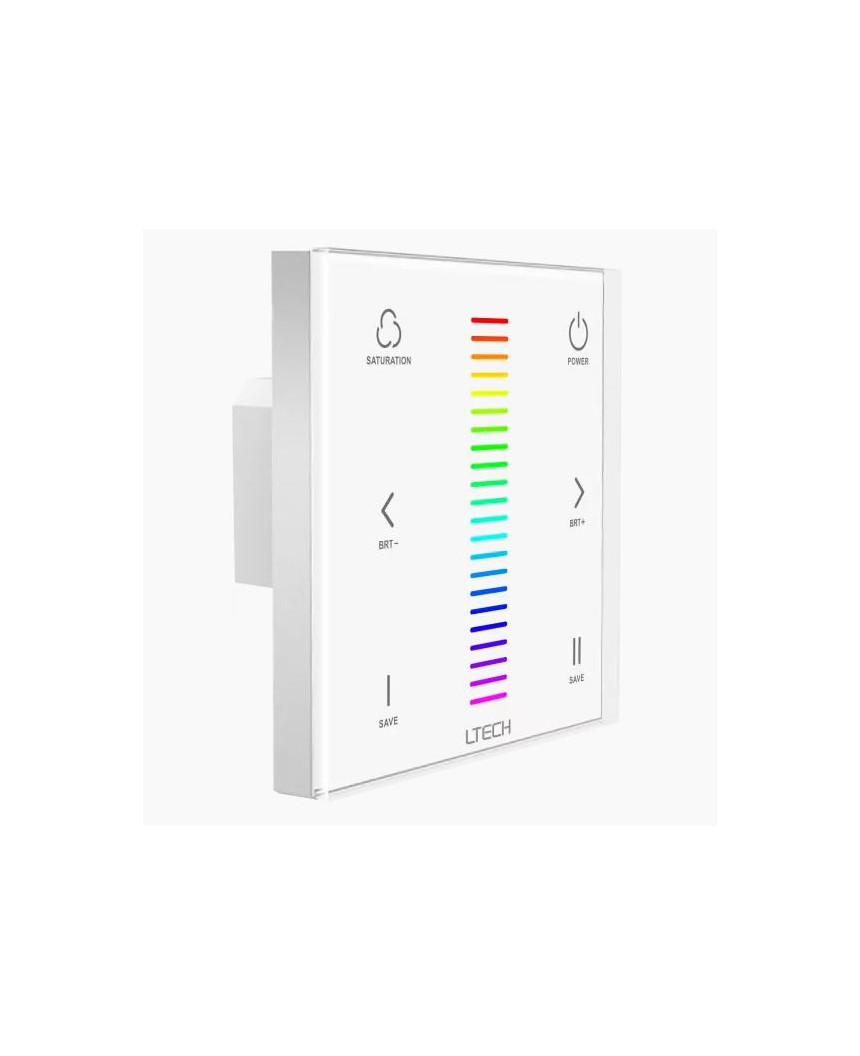 Single / multi zone E3 RGB LED strips touch Panel / Controller Ltech