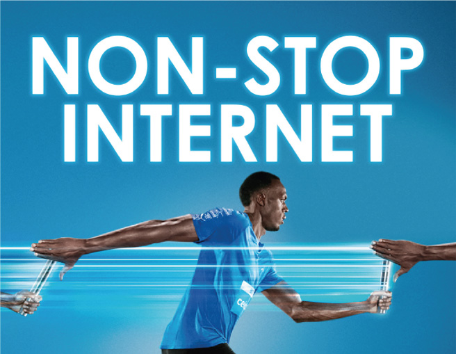 bolts nonstop with Usain! Marketing