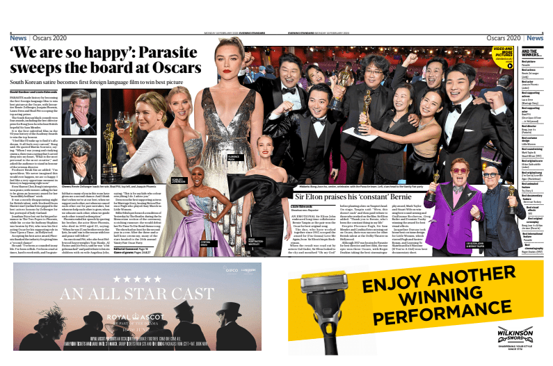 Wilkinson Sword teams up with the Evening Standard and The Independent