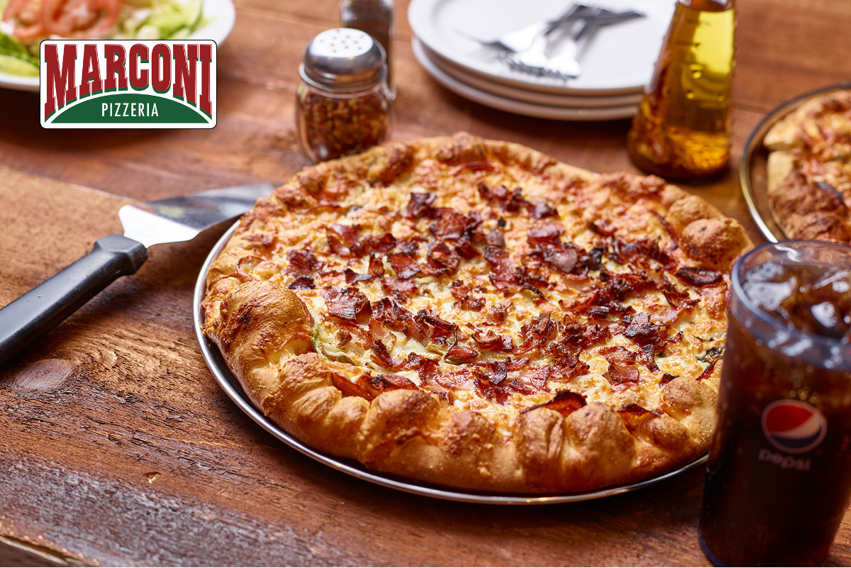 Marconi Pizzeria Pizza style Montrealaise Rosemont Restaurant