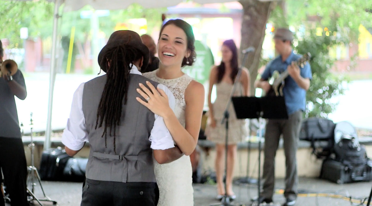 Marcus Amaker and Jordan Freeman's wedding video