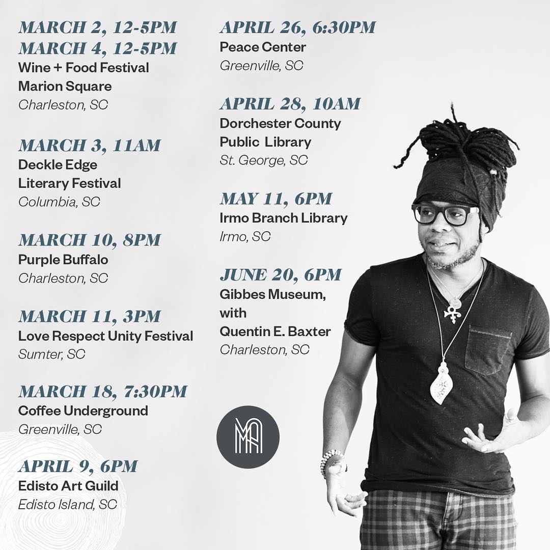 tour • Marcus Amaker, Poet Laureate "Hold What Makes You Whole"