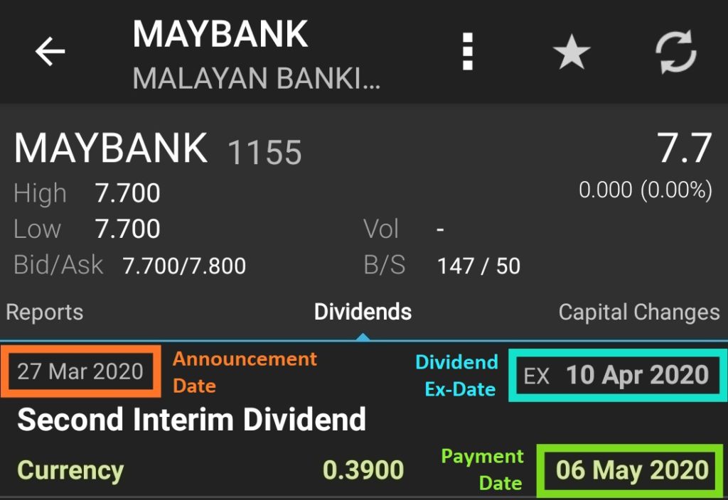 how to declare dividend in malaysia